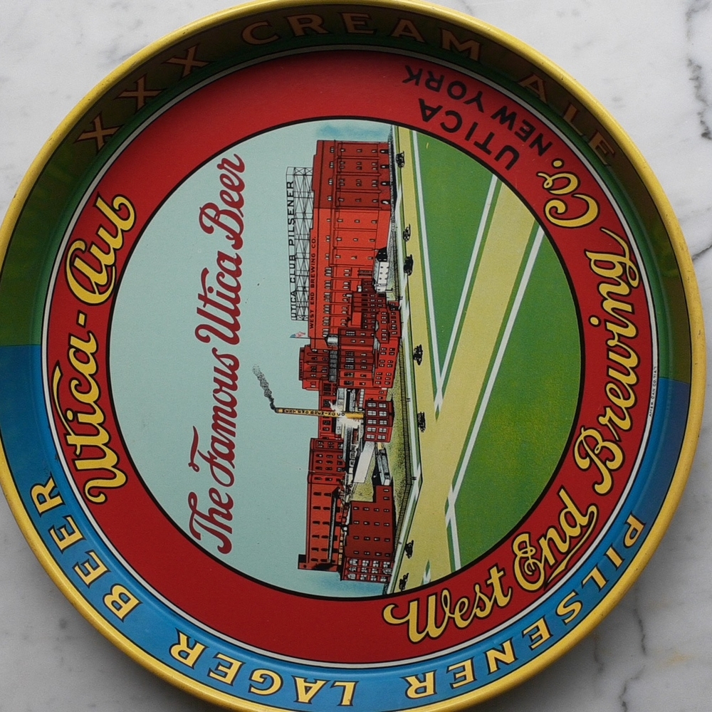 Mid-Century, Utica Club Beer Tray Retro